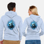 Glowing Insectoid-Unisex-Zip-Up-Sweatshirt-glitchygorilla