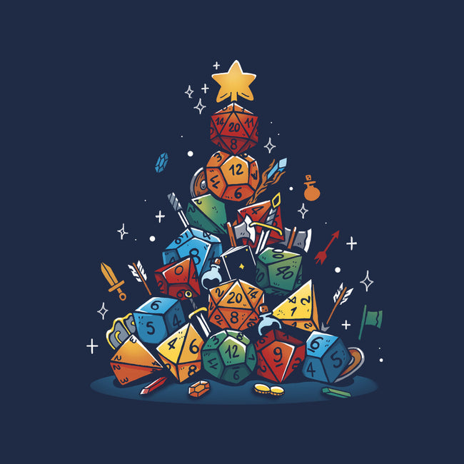 Xmas Tree Dice-Mens-Long Sleeved-Tee-Vallina84