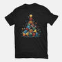 Xmas Tree Dice-Unisex-Basic-Tee-Vallina84