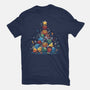 Xmas Tree Dice-Unisex-Basic-Tee-Vallina84