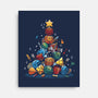 Xmas Tree Dice-None-Stretched-Canvas-Vallina84