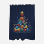 Xmas Tree Dice-None-Polyester-Shower Curtain-Vallina84