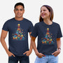 Xmas Tree Dice-Unisex-Basic-Tee-Vallina84