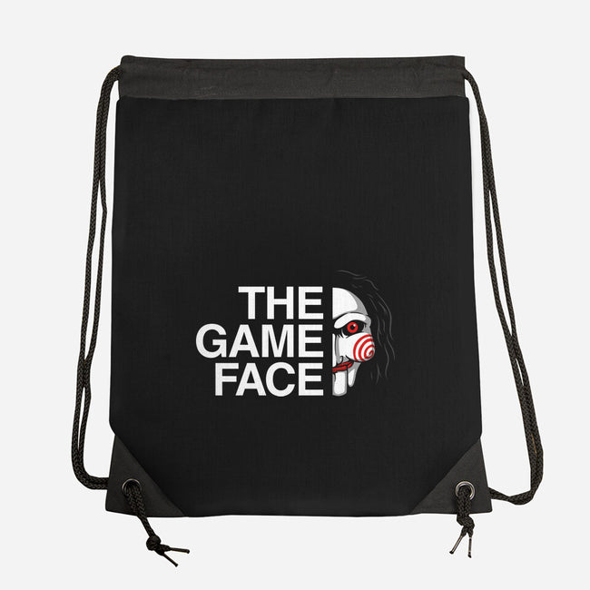 The Game Face-None-Drawstring-Bag-jasesa