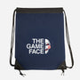 The Game Face-None-Drawstring-Bag-jasesa