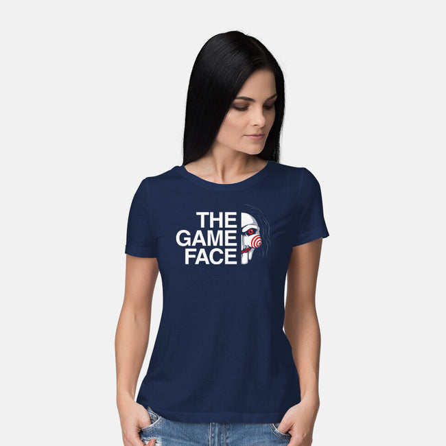 The Game Face-Womens-Basic-Tee-jasesa