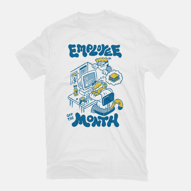 The Employee Of The Month-Womens-Fitted-Tee-Henrique Torres