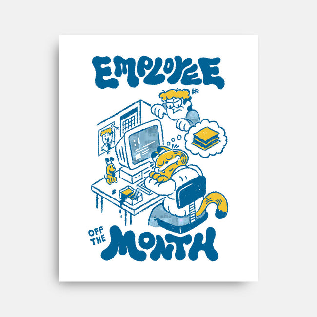 The Employee Of The Month-None-Stretched-Canvas-Henrique Torres