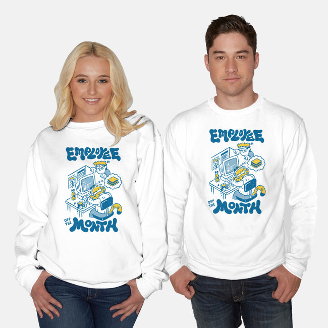 The Employee Of The Month-Unisex-Crew Neck-Sweatshirt-Henrique Torres