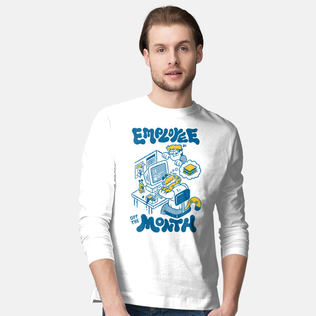 The Employee Of The Month-Mens-Long Sleeved-Tee-Henrique Torres
