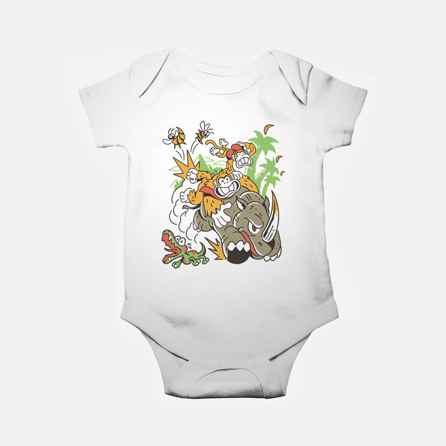 Jungle Rush-Baby-Basic-Onesie-Henrique Torres