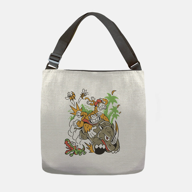 Jungle Rush-None-Adjustable Tote-Bag-Henrique Torres