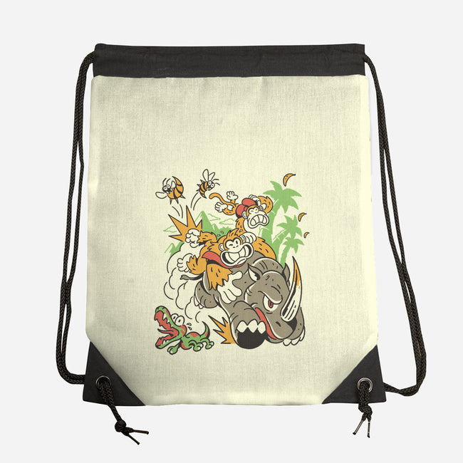 Jungle Rush-None-Drawstring-Bag-Henrique Torres