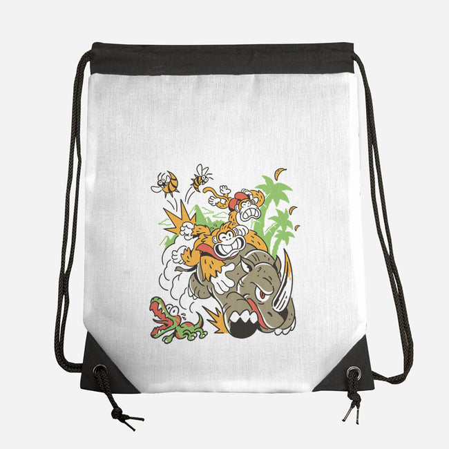 Jungle Rush-None-Drawstring-Bag-Henrique Torres