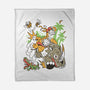 Jungle Rush-None-Fleece-Blanket-Henrique Torres