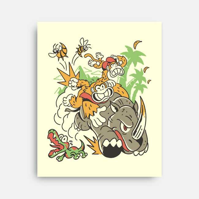 Jungle Rush-None-Stretched-Canvas-Henrique Torres