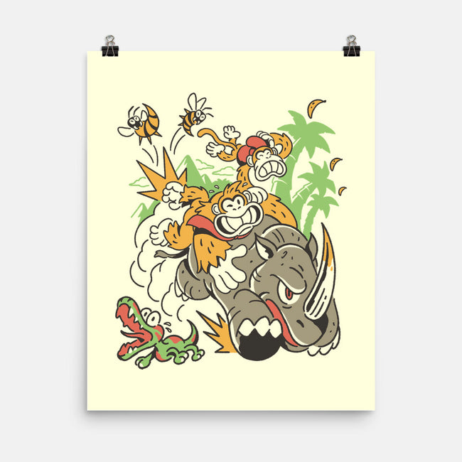 Jungle Rush-None-Matte-Poster-Henrique Torres