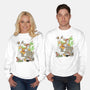 Jungle Rush-Unisex-Crew Neck-Sweatshirt-Henrique Torres