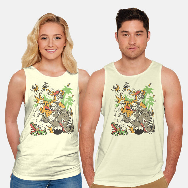 Jungle Rush-Unisex-Basic-Tank-Henrique Torres