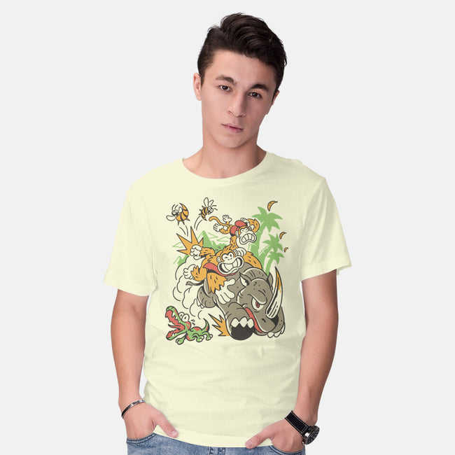 Jungle Rush-Mens-Basic-Tee-Henrique Torres