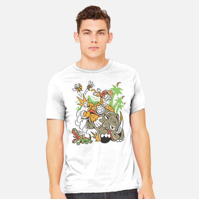 Jungle Rush-Mens-Heavyweight-Tee-Henrique Torres