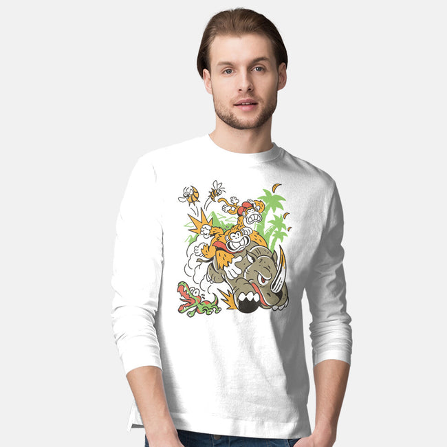 Jungle Rush-Mens-Long Sleeved-Tee-Henrique Torres