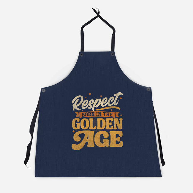 Golden Age-Unisex-Kitchen-Apron-Popnotic