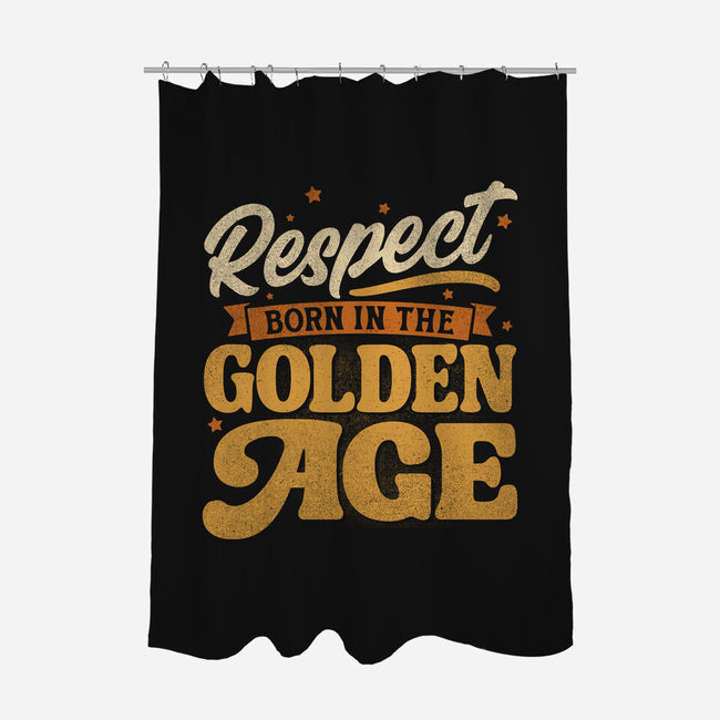 Golden Age-None-Polyester-Shower Curtain-Popnotic