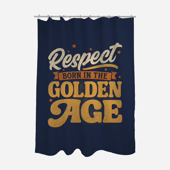 Golden Age-None-Polyester-Shower Curtain-Popnotic
