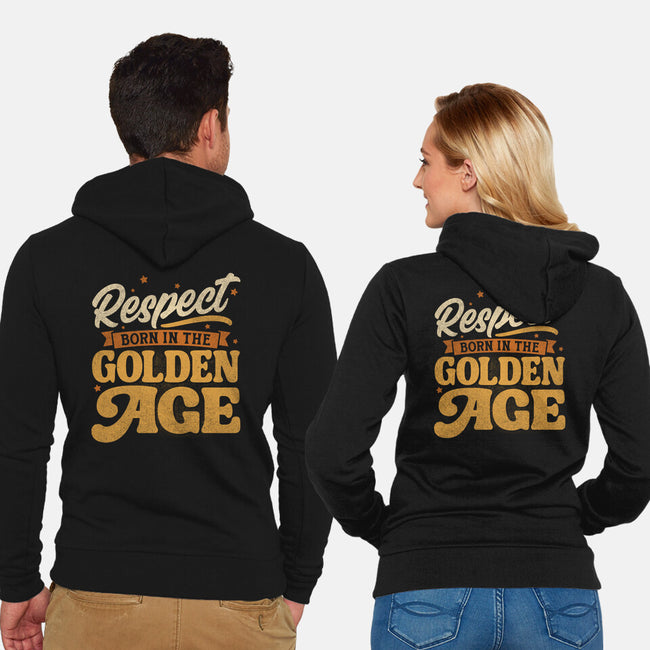 Golden Age-Unisex-Zip-Up-Sweatshirt-Popnotic