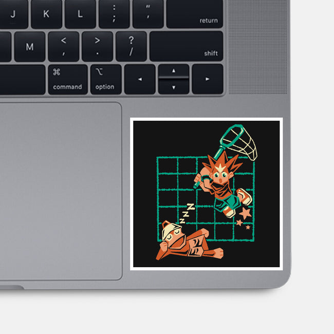 Easy Catch-None-Glossy-Sticker-Henrique Torres