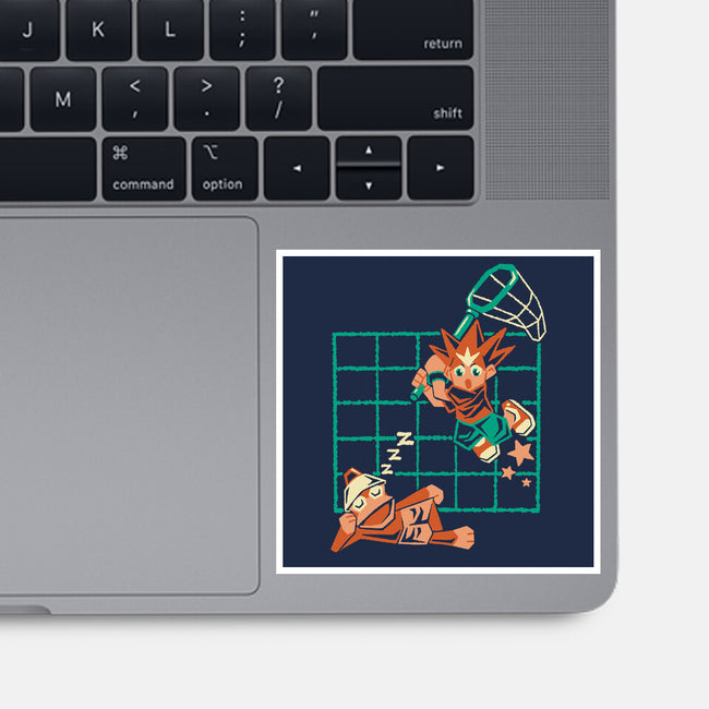 Easy Catch-None-Glossy-Sticker-Henrique Torres