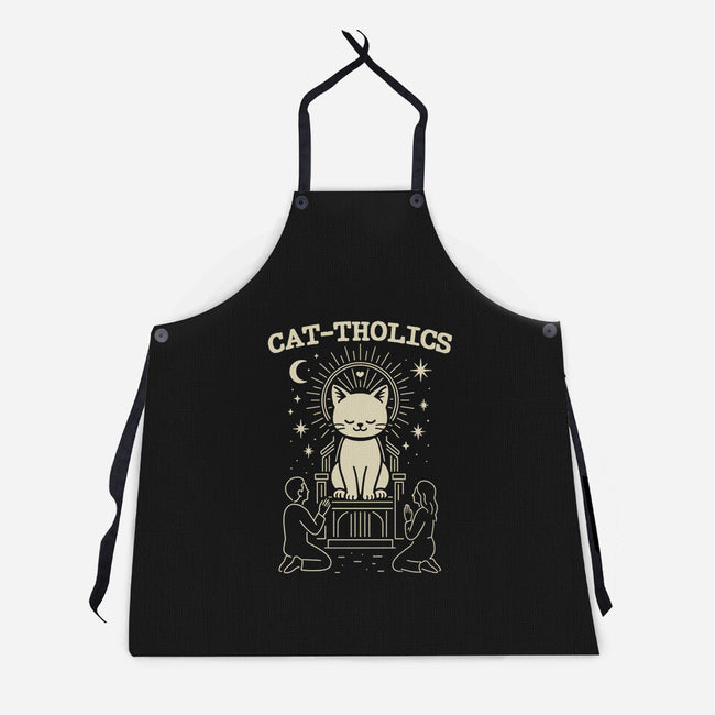Cattholics-Unisex-Kitchen-Apron-fanfabio