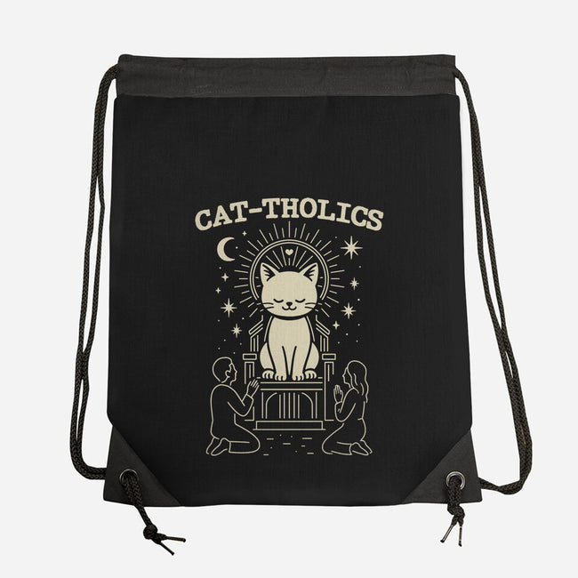 Cattholics-None-Drawstring-Bag-fanfabio