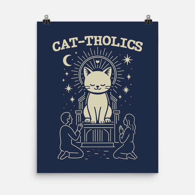 Cattholics-None-Matte-Poster-fanfabio