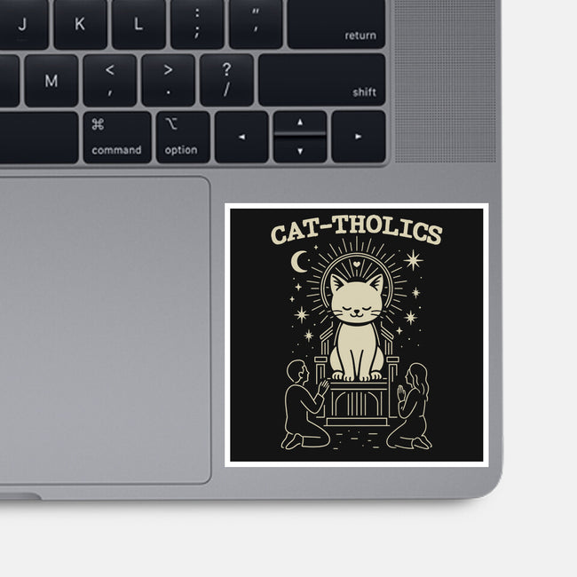 Cattholics-None-Glossy-Sticker-fanfabio
