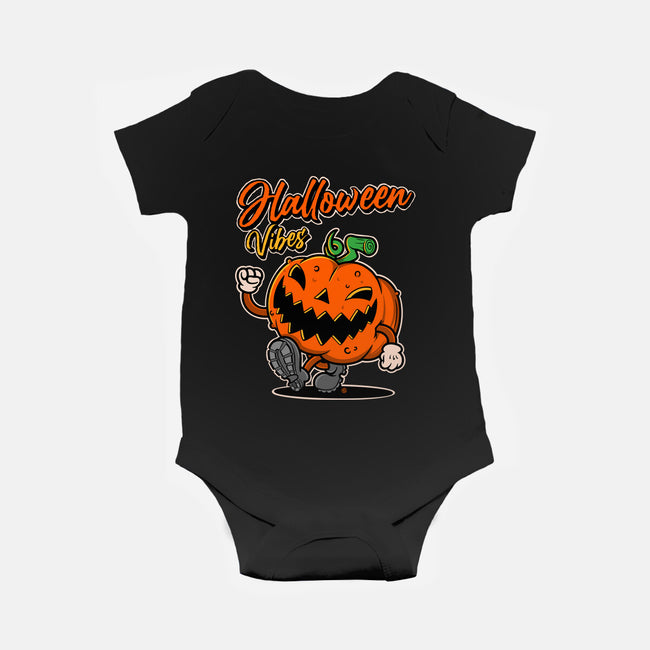 Halloween Retro Vibes-Baby-Basic-Onesie-FernandoSala