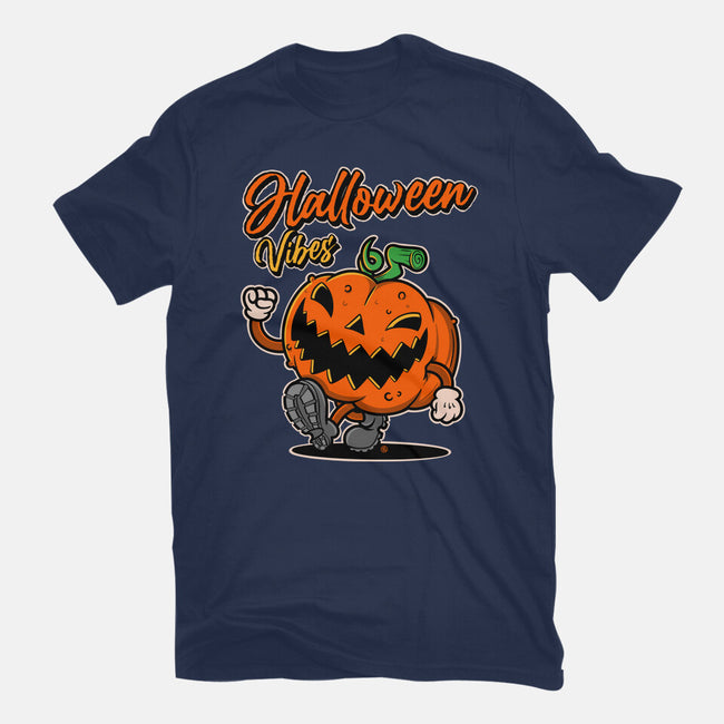 Halloween Retro Vibes-Mens-Heavyweight-Tee-FernandoSala