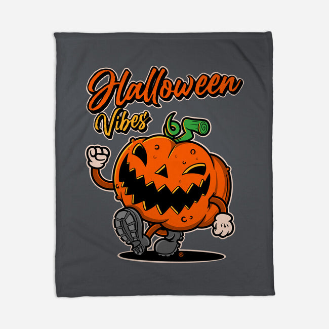Halloween Retro Vibes-None-Fleece-Blanket-FernandoSala