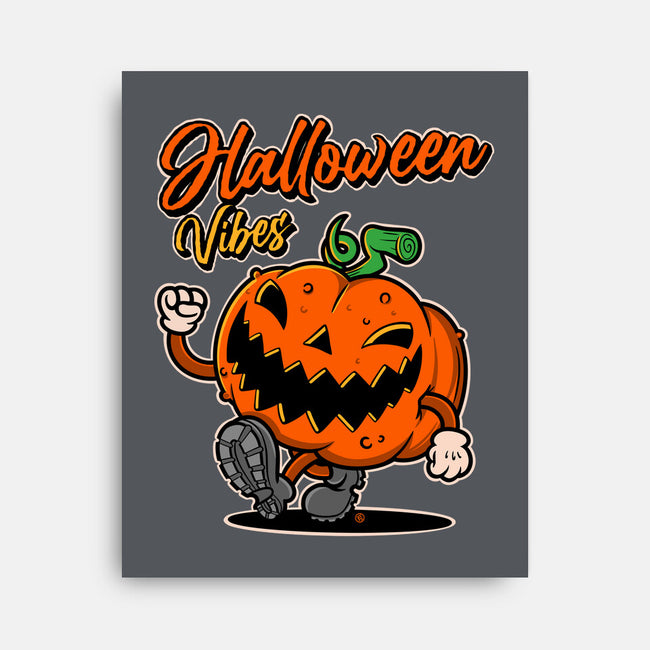 Halloween Retro Vibes-None-Stretched-Canvas-FernandoSala