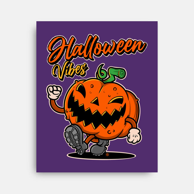 Halloween Retro Vibes-None-Stretched-Canvas-FernandoSala
