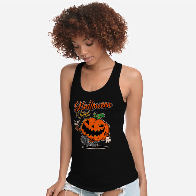 Halloween Retro Vibes-Womens-Racerback-Tank-FernandoSala