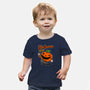Halloween Retro Vibes-Baby-Basic-Tee-FernandoSala
