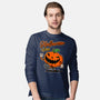 Halloween Retro Vibes-Mens-Long Sleeved-Tee-FernandoSala