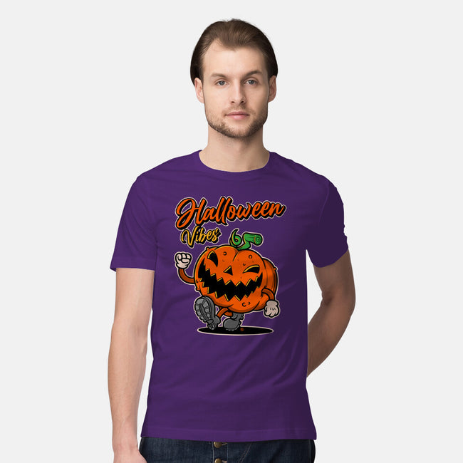 Halloween Retro Vibes-Mens-Premium-Tee-FernandoSala