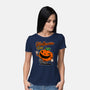 Halloween Retro Vibes-Womens-Basic-Tee-FernandoSala