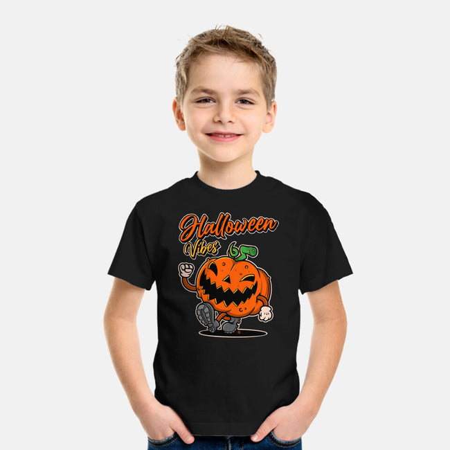 Halloween Retro Vibes-Youth-Basic-Tee-FernandoSala