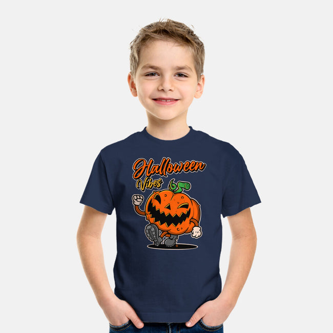 Halloween Retro Vibes-Youth-Basic-Tee-FernandoSala