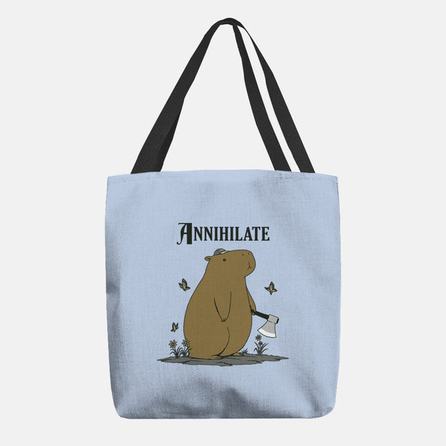 Annihilate-None-Basic Tote-Bag-pigboom