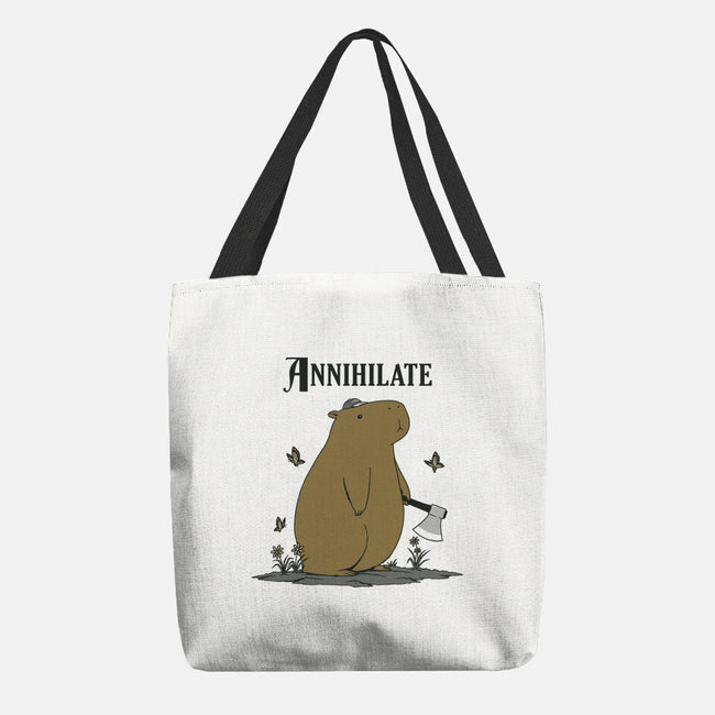 Annihilate-None-Basic Tote-Bag-pigboom